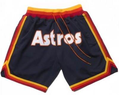 Houston Astros Just Don Astros Navy Baseball Shorts