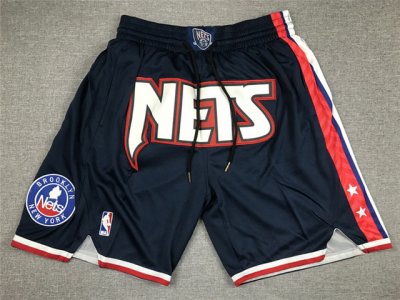Brooklyn Nets Just Don Nets Navy City Edition Basketball Shorts