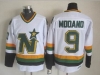Minnesota North Stars #9 Mike Modano 1980's CCM Vintage White Jersey