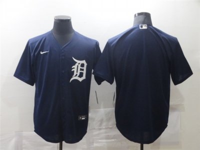 Detroit Tigers Blank Navy Cool Base Team Jersey
