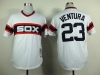 Chicago White Sox #23 Robin Ventura 1983 Throwback White Jersey