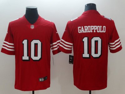 San Francisco 49ers #10 Jimmy Garoppolo Red Color Rush Limited Jersey