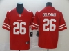 San Francisco 49ers #26 Tevin Coleman Red Vapor Limited Jersey