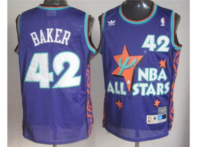 1995 NBA All-Star Game Eastern Conference #42 Vin Baker Purple Hardwood Classic Jersey