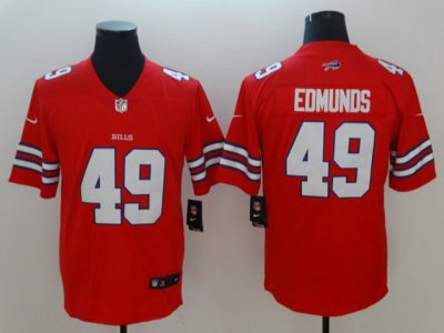 Buffalo Bills #49 Tremaine Edmunds Red Color Rush Limited Jersey