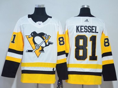 Pittsburgh Penguins #81 Phil Kessel White Jersey