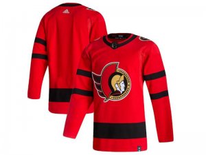 Ottawa Senators Custom #00 Red 2021 Reverse Retro Jersey