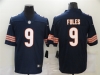 Chicago Bears #9 Nick Foles Blue Vapor Limited Jersey