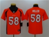Youth Denver Broncos #58 Von Miller Orange Vapor Limited Jersey