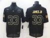 Los Angeles Chargers #33 Derwin James Jr. 2020 Black Salute To Service Limited Jersey