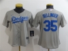 Women's Los Angeles Dodgers #35 Cody Bellinger Gary 2020 Cool Base Jersey