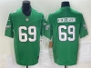 Philadelphia Eagles #69 Landon Dickerson Kelly Green Vapor F.U.S.E. Limited Jersey