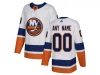 New York Islanders #00 Away White Custom Jersey