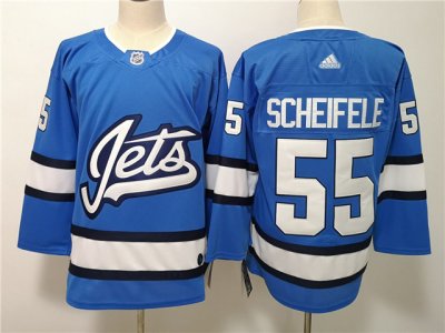 Winnipeg Jets #55 Mark Scheifele Alternate Blue Jersey