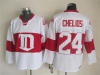 Detroit Red Wings #24 Chris Chelios CCM Vintage White Jersey