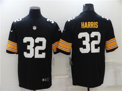 Pittsburgh Steelers #32 Franco Harris Alternate Black Vapor Limited Jersey