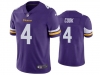 Minnesota Vikings #4 Dalvin Cook Purple Vapor Limited Jersey