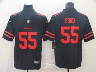 San Francisco 49ers #55 Dee Ford Black Vapor Limited Jersey