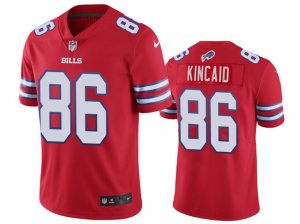 Buffalo Bills #86 Dalton Kincaid Alternate Red Vapor Limited Jersey