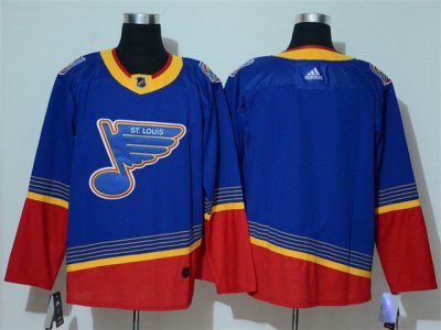 St. Louis Blues Blank Blue Vintage Team Jersey