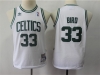 Youth Boston Celtics #33 Larry Bird White Hardwood Classics Jersey