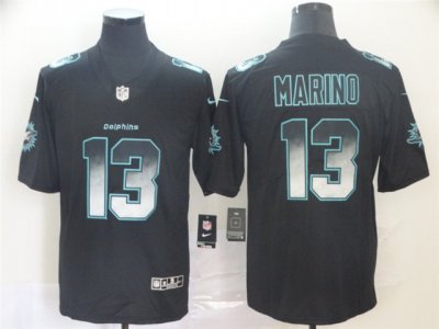 Miami Dolphins #13 Dan Marino Black Arch Smoke Limited Jersey