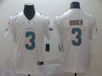 Miami Dolphins #3 Josh Rosen White Vapor Limited Jersey