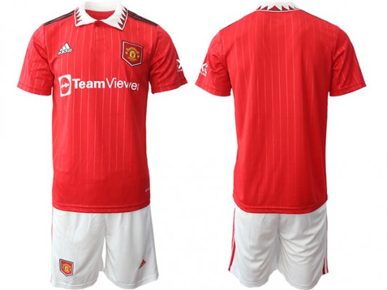 Club Manchester United Custom #00 Home Red 2022/23 Soccer Jersey