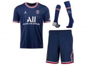 Club Paris Saint Germain Soccer Jersey Home Whole (Jersey+Short+Socks) 2021/22