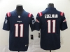 New England Patriots #11 Julian Edelman Navy Vapor Limited Jersey