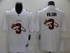 Denver Broncos #3 Russell Wilson White Shadow Logo Limited Jersey