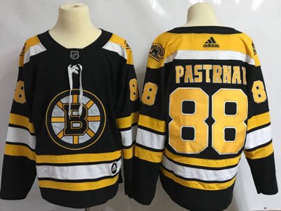 Boston Bruins #88 David Pastrnak Black Jersey