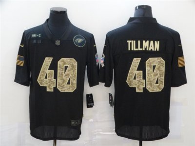 Arizona Cardinals #40 Pat Tillman 2020 Black Camo Salute To Service Limited Jersey