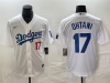 Los Angeles Dodgers #17 Shohei Ohtani White Limited Jersey