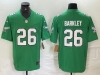 Philadelphia Eagles #26 Saquon Barkley Kelly Green Vapor F.U.S.E. Limited Jersey