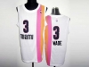 Miami Heat #3 Dwyane Wade White Rainbow Revolution 30 Mesh Jersey