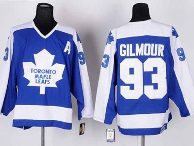 Toronto Maple Leafs #93 Doug Gilmour 1978 CCM Vintage Blue Jersey