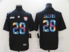 Las Vegas Raiders #28 Josh Jacobs Black Rainbow Vapor Limited Jersey