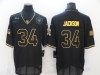Las Vegas Raiders #34 Bo Jackson 2020 Black Gold Salute To Service Limited Jersey