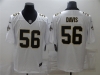 New Orleans Saints #56 Demario Davis White Vapor Limited Jersey