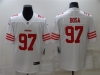 San Francisco 49ers #97 Nick Bosa White 2022 Vapor Limited Jersey