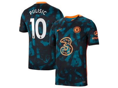 Club Chelsea #10 Pulisic Third 2021/22 Soccer Jersey