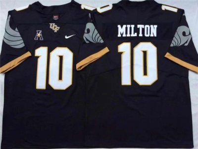 NCAA UCF Knights #10 McKenzie Milton Black College Football Jersey