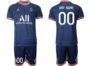 Club Paris Saint Germain Custom #00 Home Navy 2021/2022 Soccer Jersey