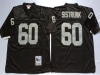 Oakland Raiders #60 Otis Sistrunk Throwback Black Jersey