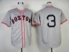 Boston Red Sox #3 Jimmie Foxx Throwback Gray Jersey