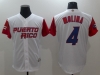 Puerto Rico #4 Yadier Molina White 2017 World MLB Classic Jersey