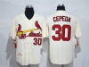 St. Louis Cardinals #30 Orlando Cepeda 1967 Throwback Cream Jersey
