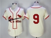 St. Louis Cardinals #9 Roger Maris 1946 Throwback Cream Jersey