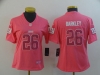 Women's New York Giants #26 Saquon Barkley Pink Vapor Limited Jersey
